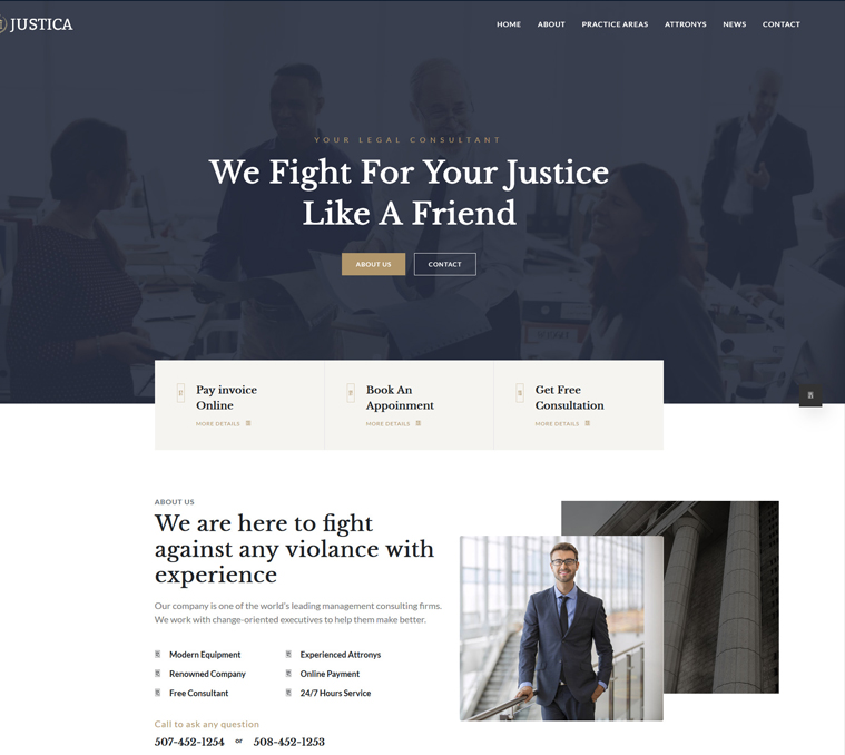 Conversion-led landing page